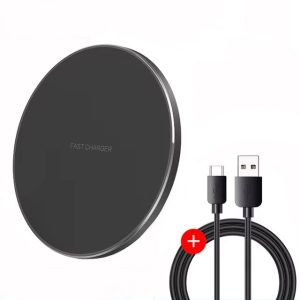 100W Fast Wireless Charger Pad for iPhone 14 15 16 with cable